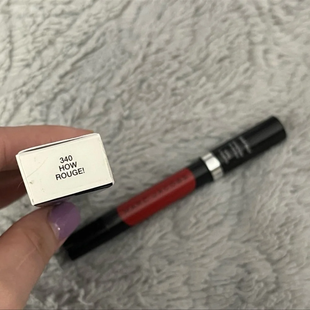 ‼️Limited Edition‼️NEW‼️Marc Jacobs 340 HOW ROUGE Liquid Lip Crayon - Picture 10 of 15